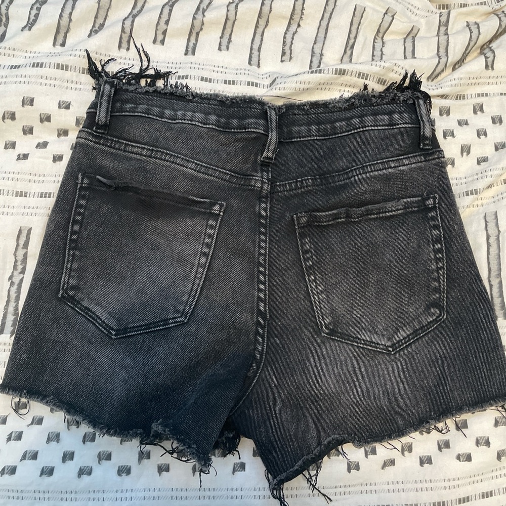 Altar’d State Black Jean Shorts - Picture 2 of 3